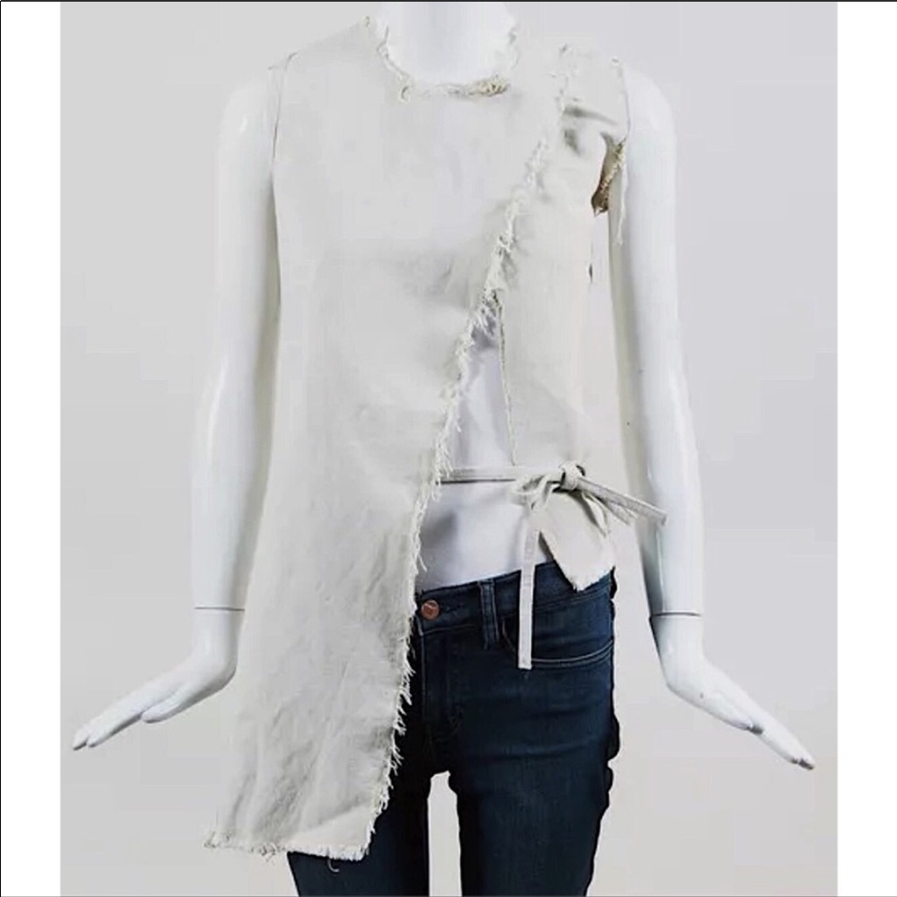 Marques'Almeida Frayed Denim Wrap